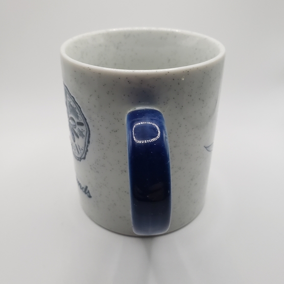 Vintage Cayman Islands Mug Shells Gulls Sand Dollar - Picture 6 of 6